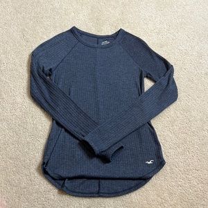 Hollister size extra small blue long sleeve